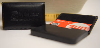 Magnetic Leather Card Case
