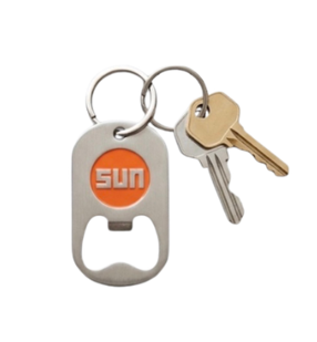 Sun Key Chain Bottle Opener