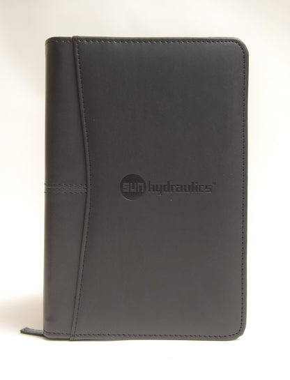 Black Pedova Jr. Zippered Padfolio with FSC Mix Paper