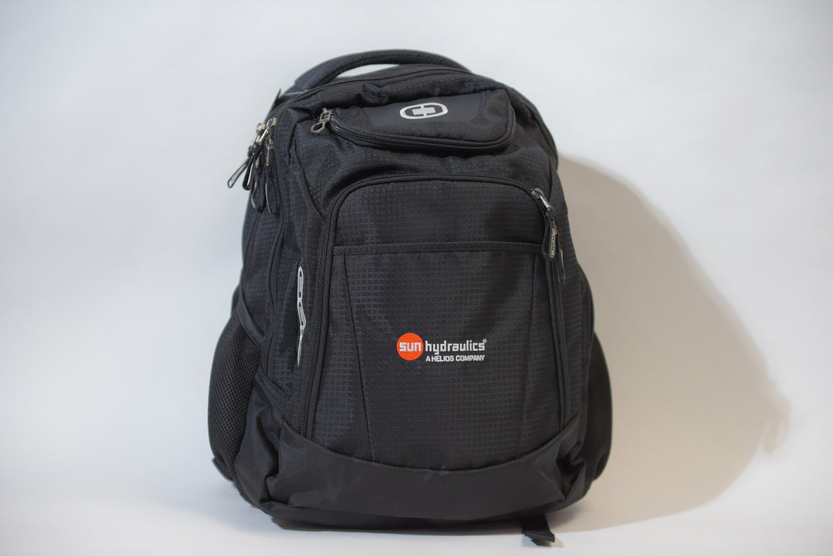 OGIO Black Excelsior Backpack With Sun Logo – Sun Hydraulics Promo Store