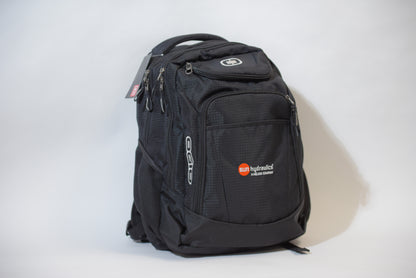 OGIO Black Excelsior Backpack With Sun Logo