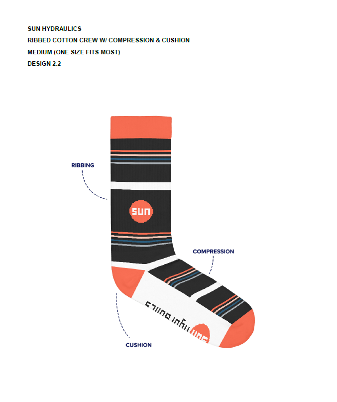 Custom Sun Hydraulics Socks